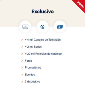 Plan Exclusivo